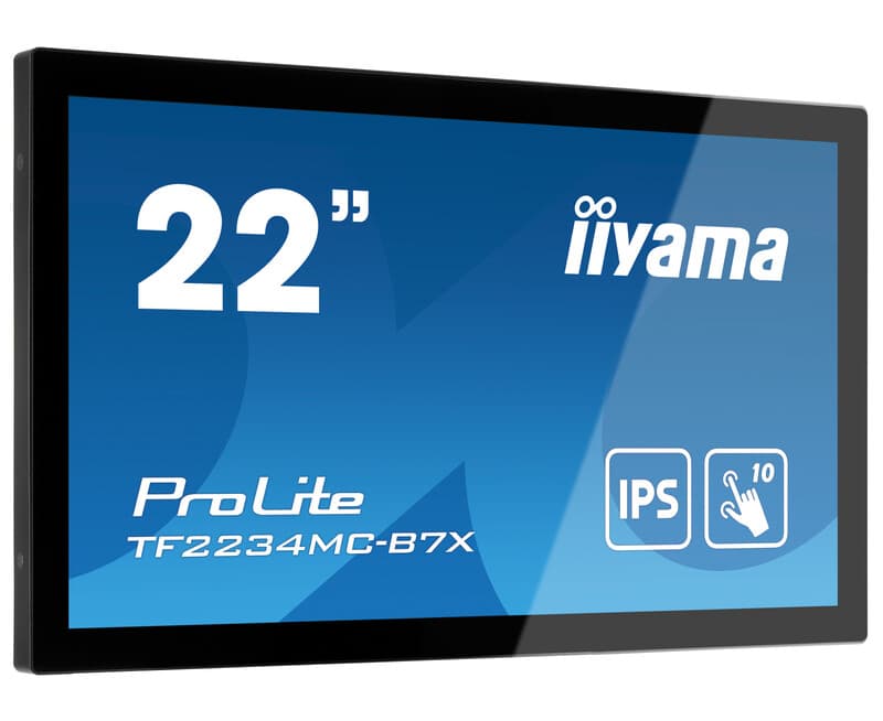 Iiyama ProLite 22 inch 10-punts openframe-touchmonitor met IPS-paneel en Touch Through Glass-functie