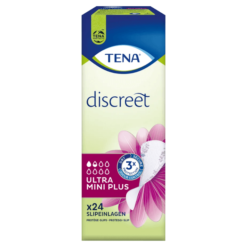 Tena Discreet Ultra Mini Plus Pads 24 Pcs