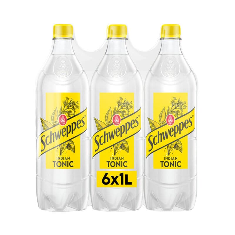 Schweppes Indian Tonic - 6 x 1 L