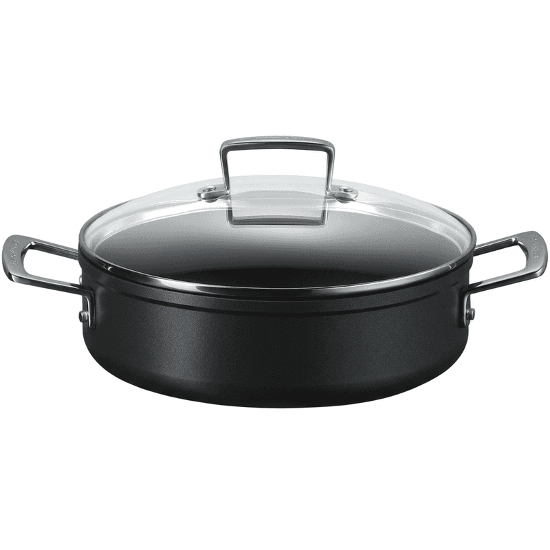 Le Creuset versterkte antiaanbak sautépan - 28 cm, zwart