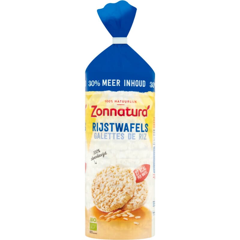 Zonnatura Biologische Rijstwafels - 130 g