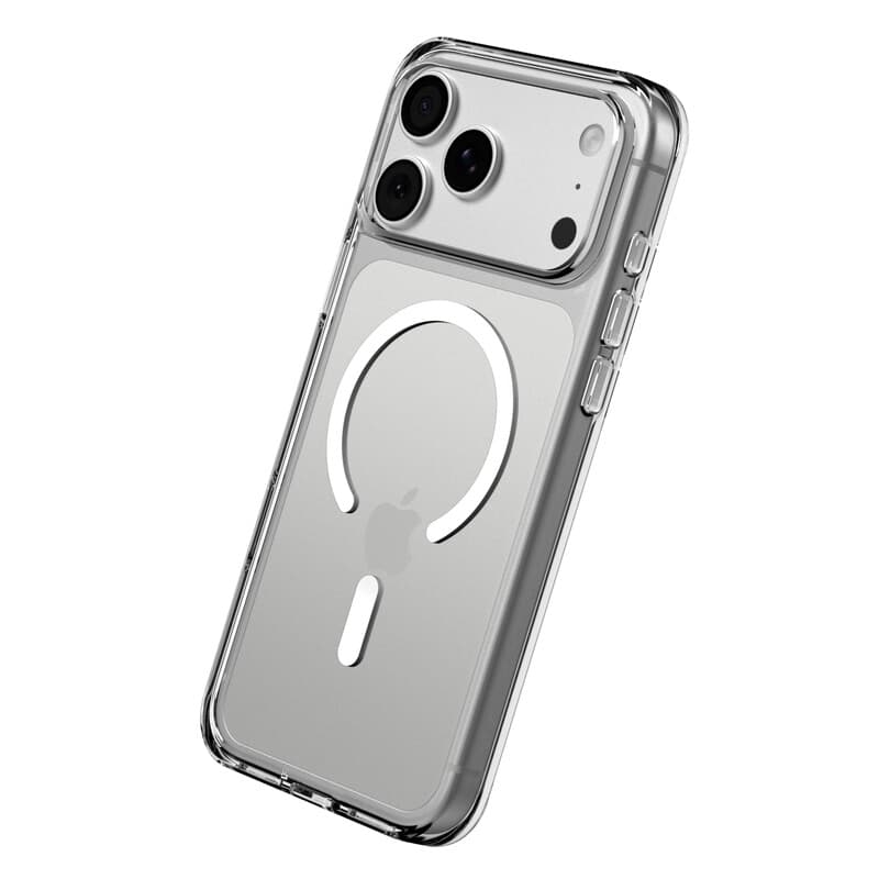 RHINOSHIELD Beschermhoes voor iPhone 17 Pro Max, MagSafe Compatibel, Schokbestendig met Valbescherming van Militaire Kwaliteit, Helder, Anti-vergeling, Transparant