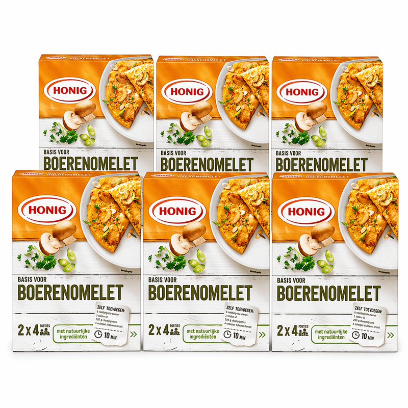 Honig Boerenomeletmix - 6 x 38 g