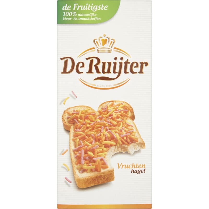 De Ruijter Fruit Sprinkles - 400 g