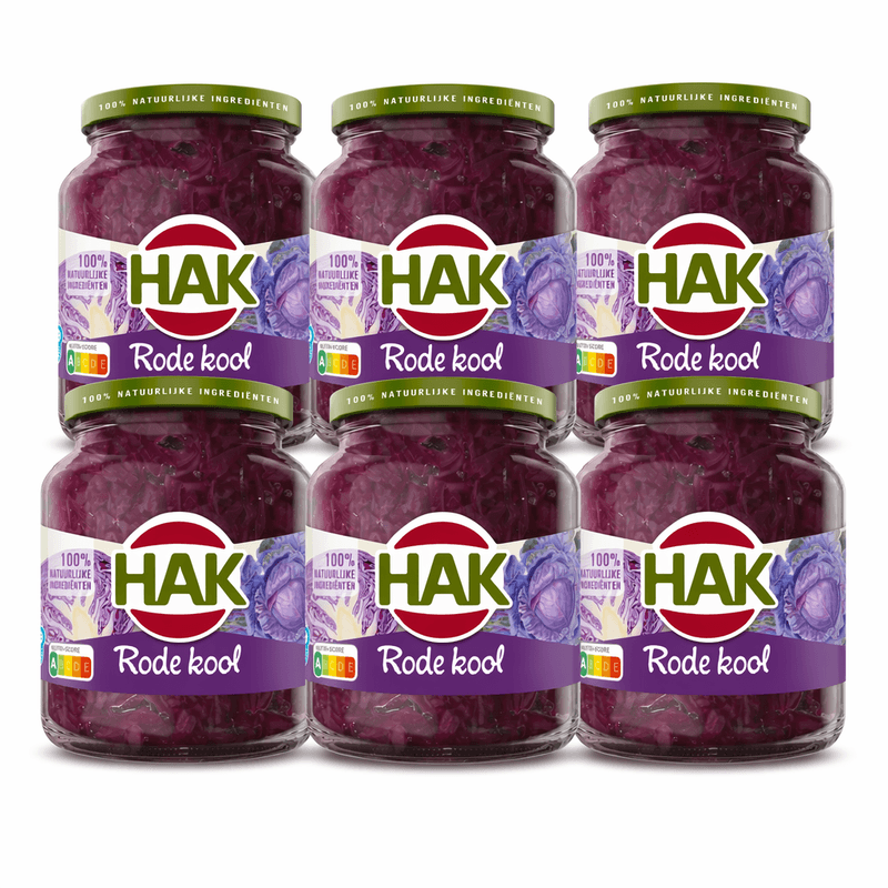 HAK Chop 1/2 rodekool - 6 x 355 g