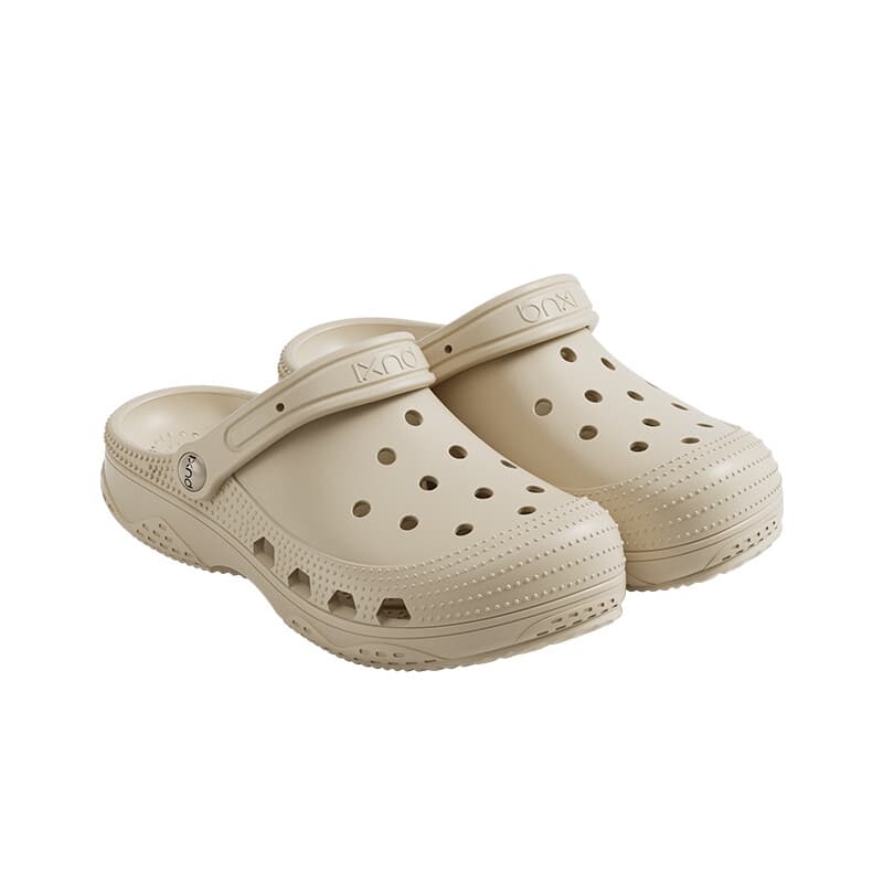 PUXI Joymeet klompen Melkabrikoos Maat 37-38 Unisex Minimalistische mode