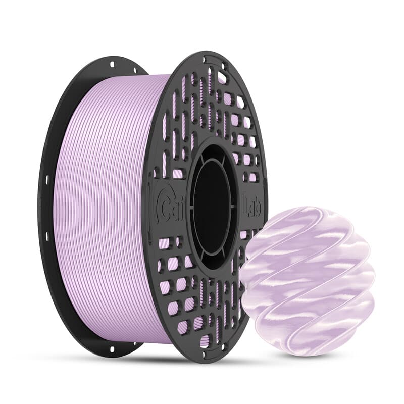 CAILAB PLA Silk 3D-printerfilament, één kleur - Taro Purple