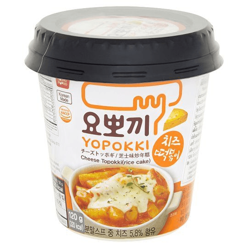 YOUNGPOONG Yopokki Tteokbokki-beker met kaas 120 g