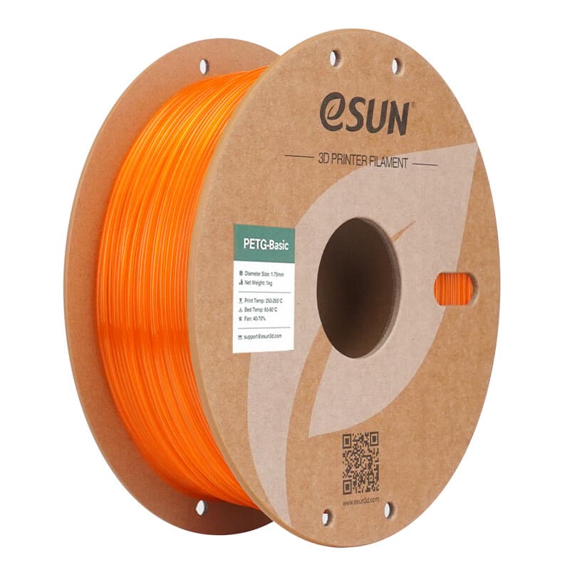 Esun PETG BASIC 3D filament 1,75mm 1kg Transparant Oranje