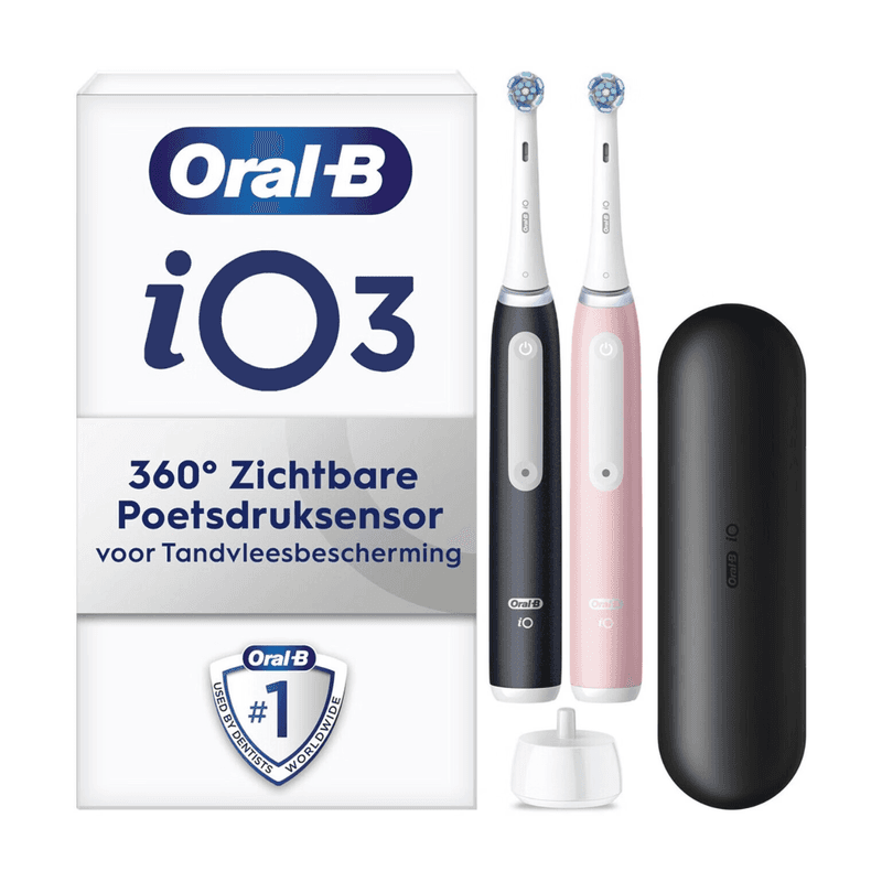 Oral-B iO 3N Zwart en Roze Duo pack