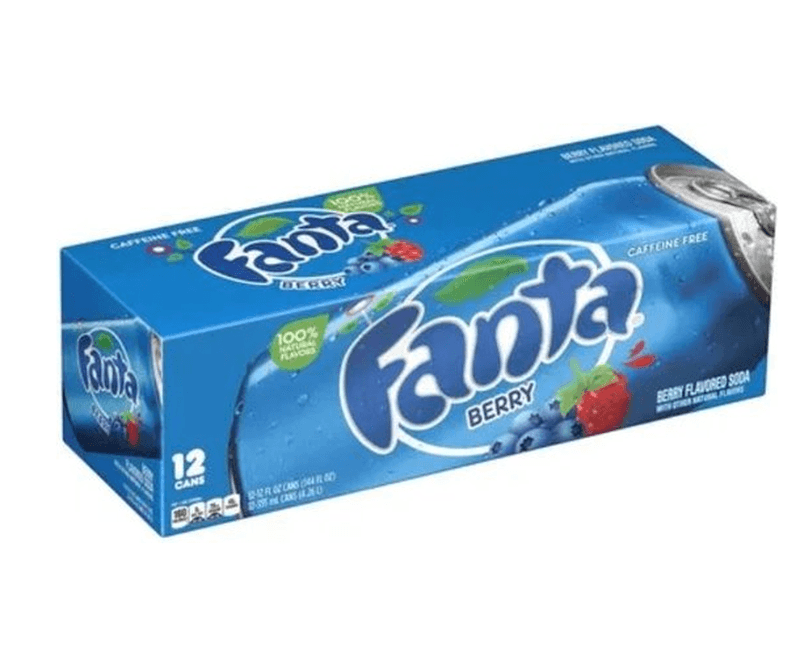 Fanta Berry Soda - 12 x 355 ml