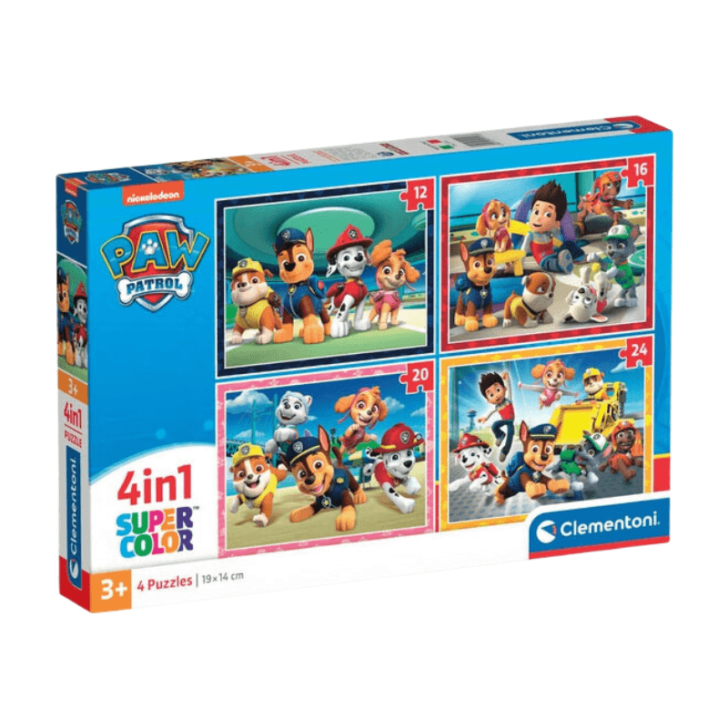 Clementoni Supercolor puzzel PAW Patrol - 12 stuks, meerkleurig