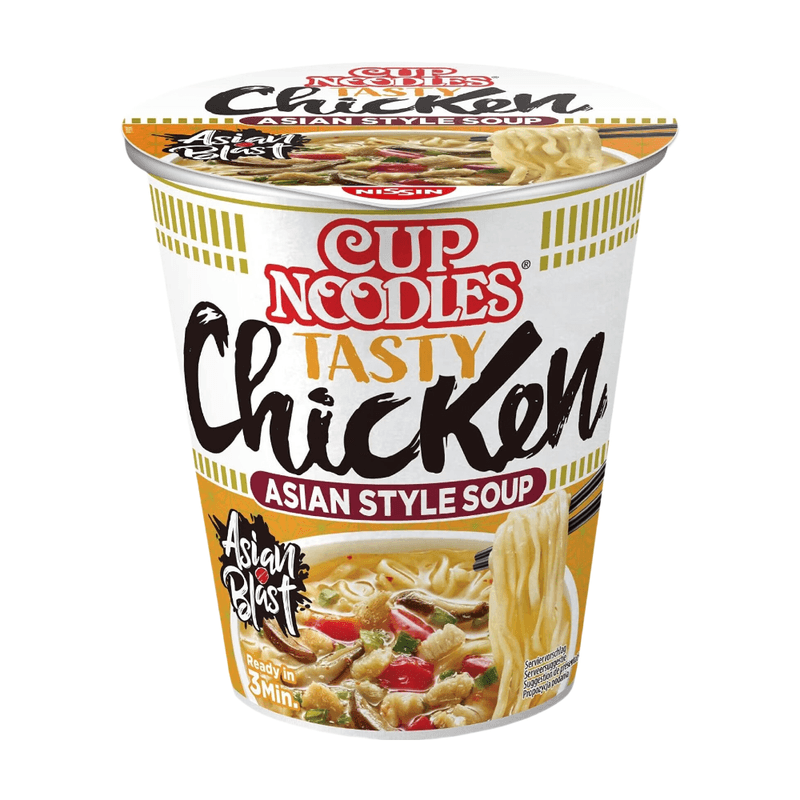NISSIN instant noedels in beker, kip-gembersmaak, 63 g