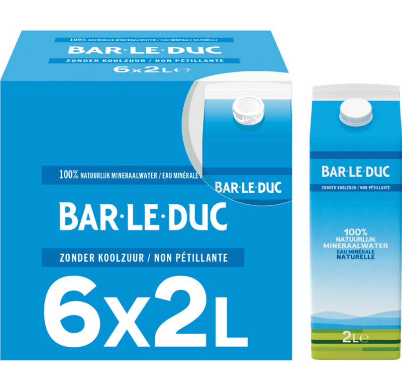 Bar Le Duc Mineraalwater - 6 x 2 L