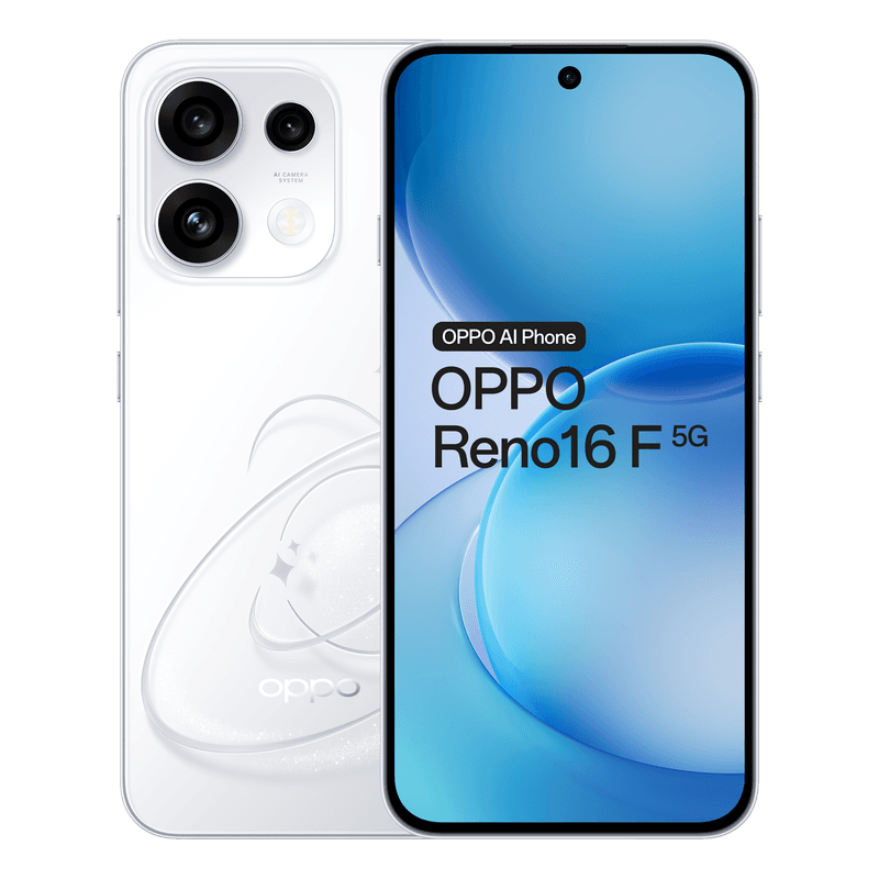 OPPO Reno16 F 5G 256 GB 8 GB Pop White
