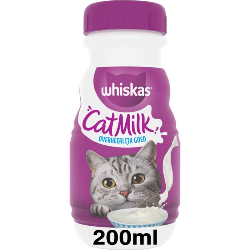 Whiskas kattenmelk fles 200 ml