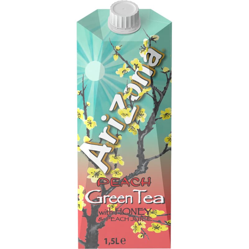 Arizona Green Tea Perzik Ijsthee - 1.5 L