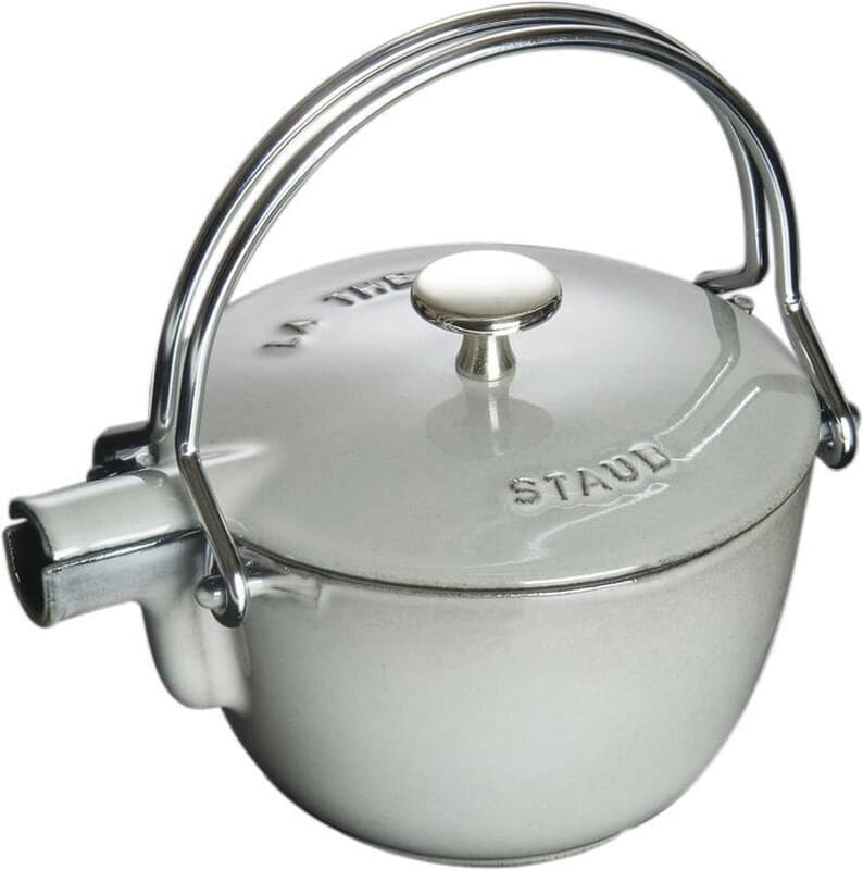 STAUB Classic theepot rond 1,15 l grafietgrijs