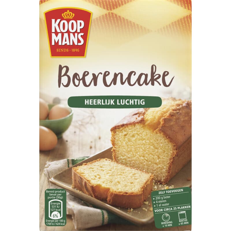 Koopman Mix Voor Farmerscake - 400 g