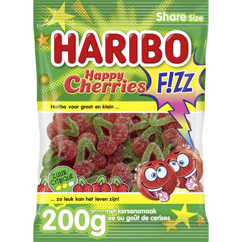 Haribo Happy Cherry Soda Smaak Gummies - 200 g