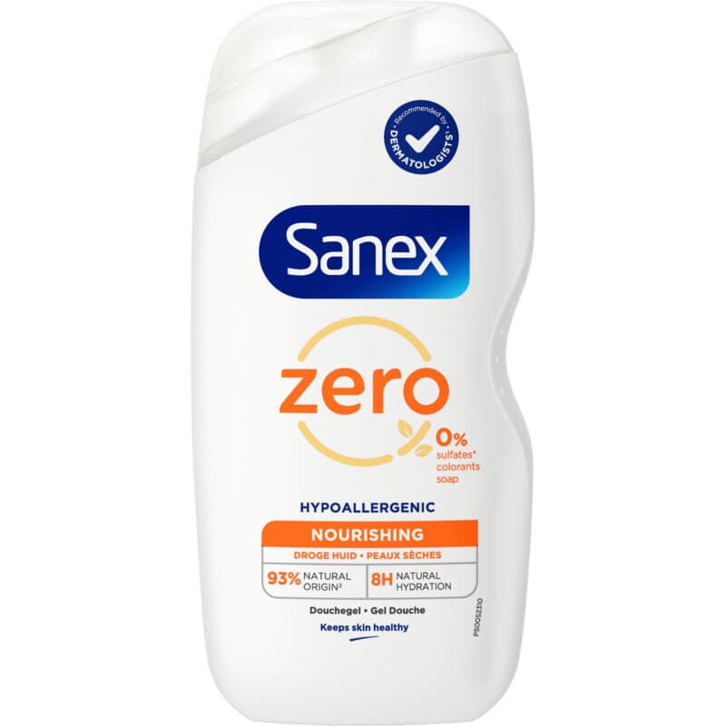 Sanex douchegel - zero % droge huid 400 ml