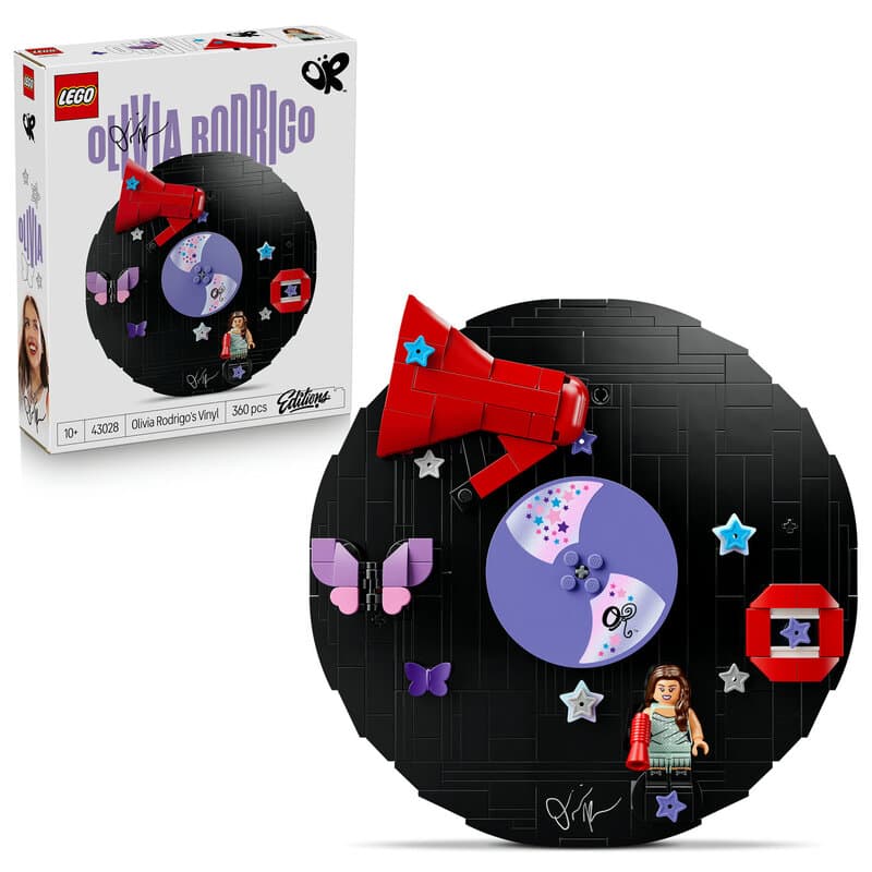 LEGO Editions Olivia Rodrigo's Vinylplaat Bouwpakket voor Kinderen - 43028
