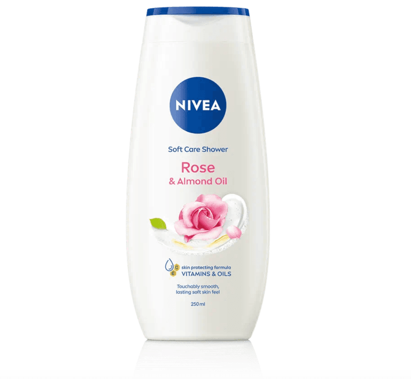 NIVEA douchegel verzorgende roos 250 ml