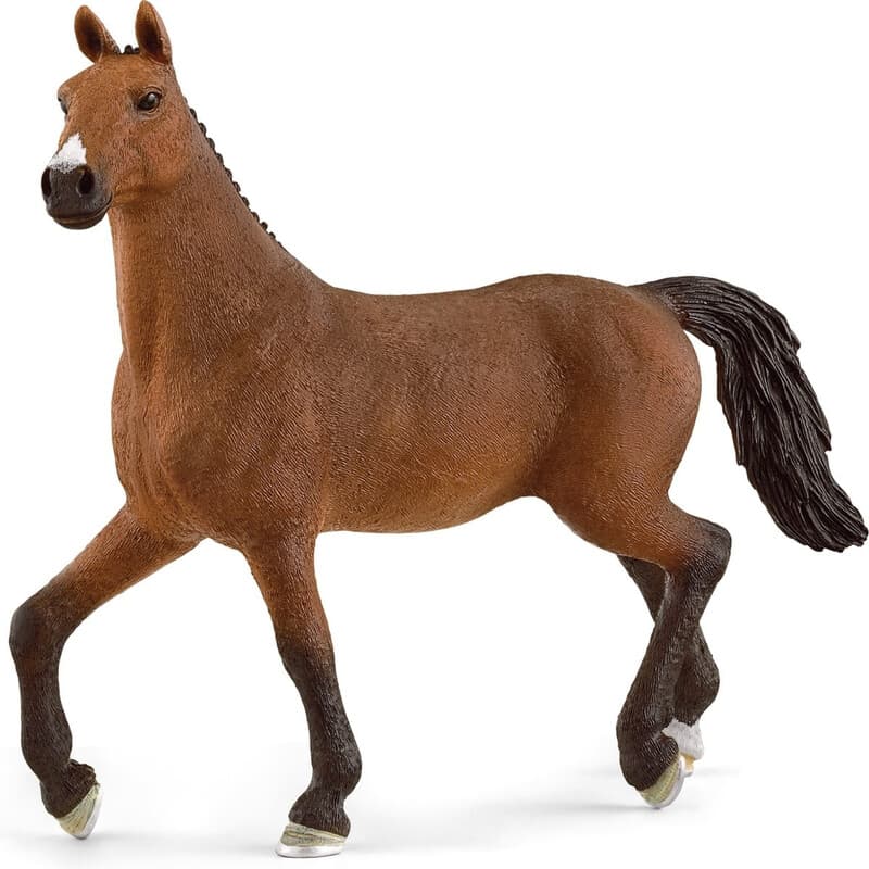 Schleich paardenclub Oldenburger merrie figuur - bruin, 12 cm