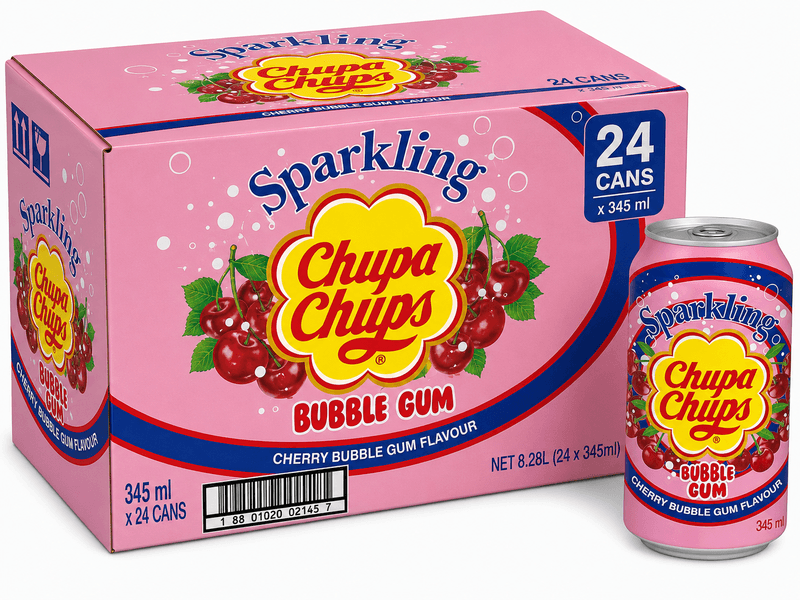 Chupa Chups Cherry Bubblegum 24×345 ml