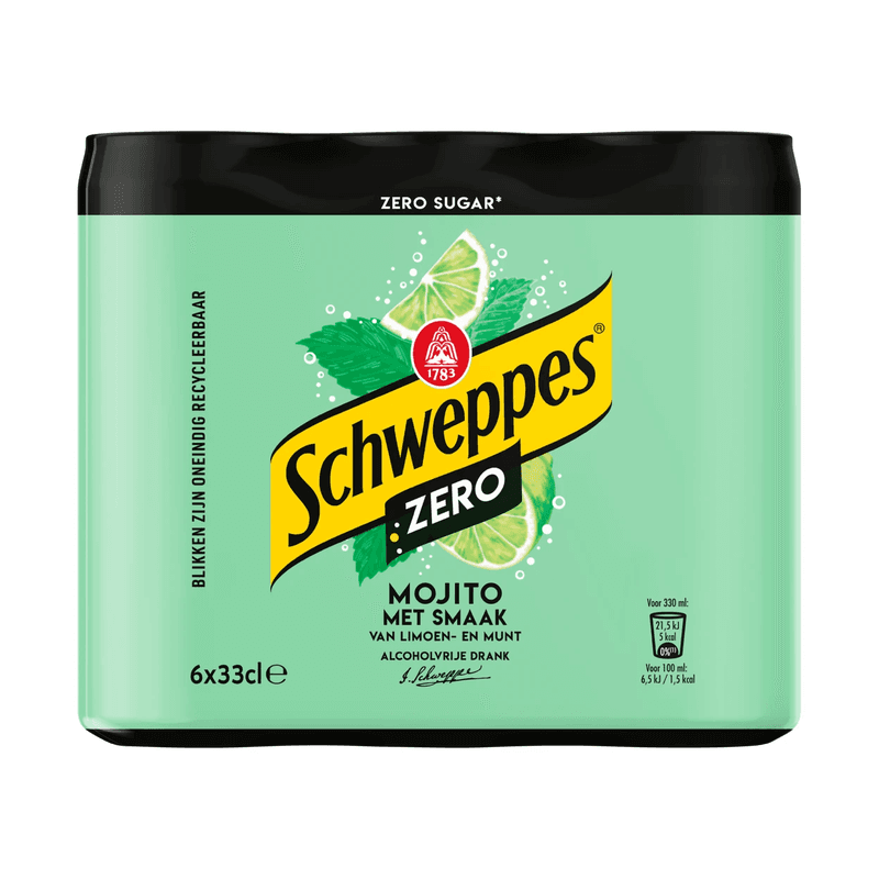 Schweppes Mojito Zero - 6 x 330 ml