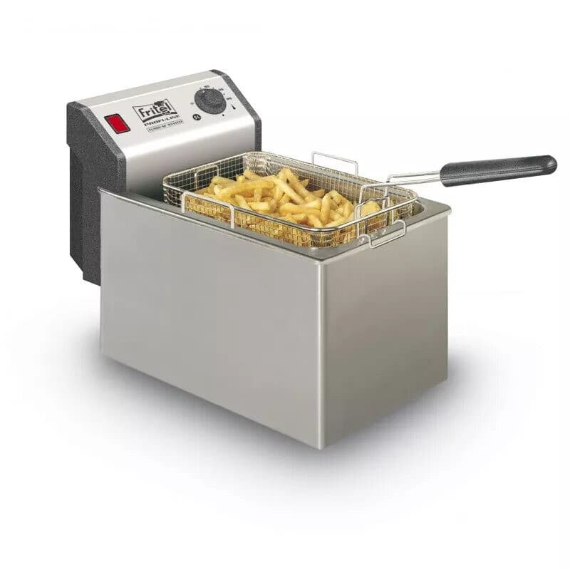 FRITEL Friteuse Profi 4605 - Professionele Friteuse - 8L - 3300W - Antistofdeksel - Geschikt voor Olie en Vast Vet
