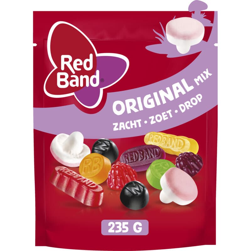 Red Band Original Mix Zachte En Zoete Drop - 235 g