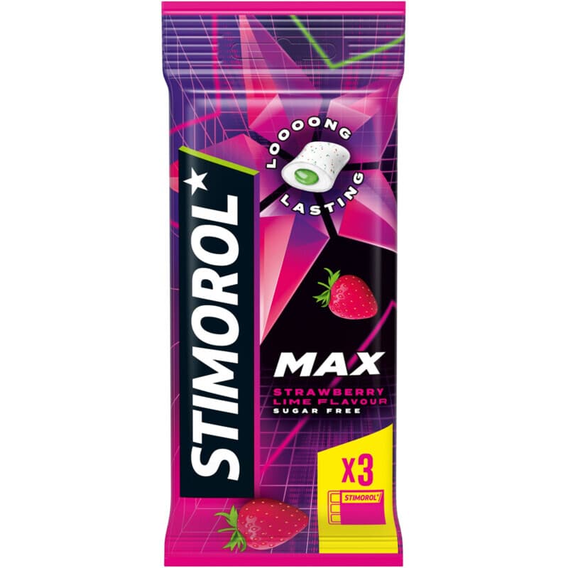 Stimorol Max Aardbei Limoen - 59.4 g
