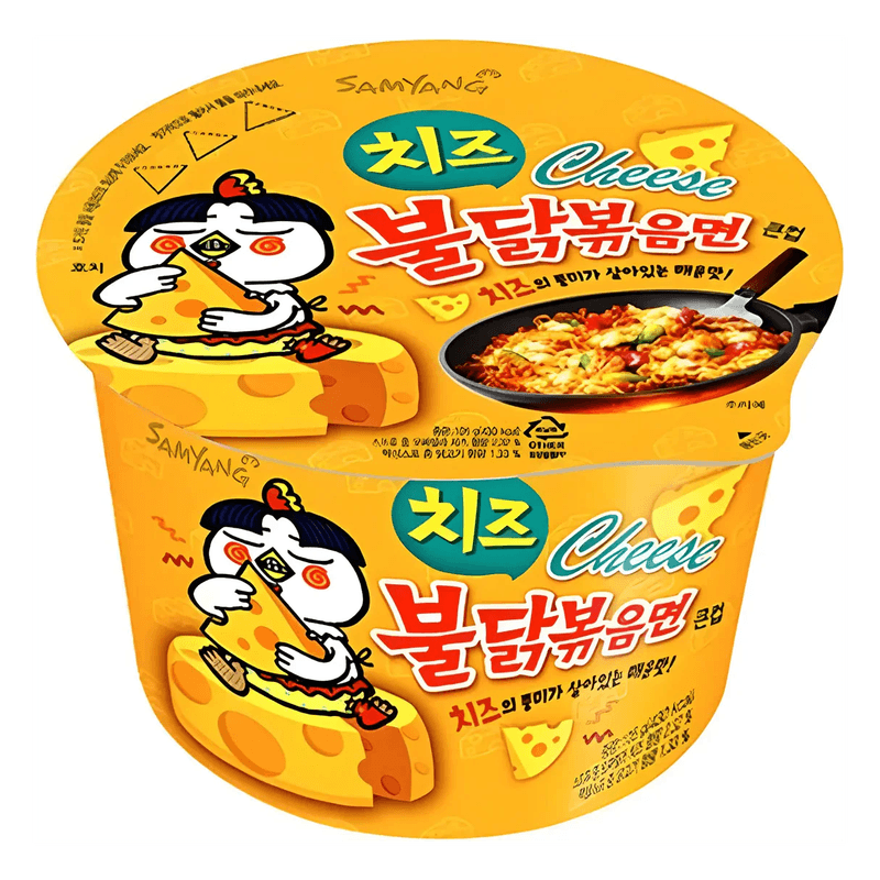 SAMYANG Buldak Pittige Kip Ramen met Kaas Kleine Kom SAMYANG KR 70g