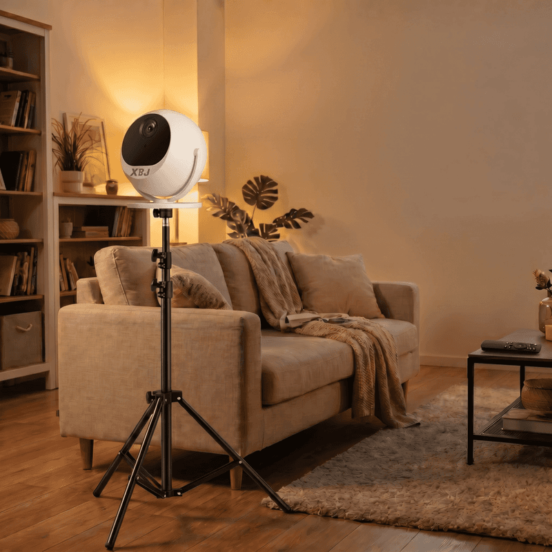 Projector met standaard bundel-XBJ 360° draagbare projector & slimme projector+1,7 m projectorbeugel
