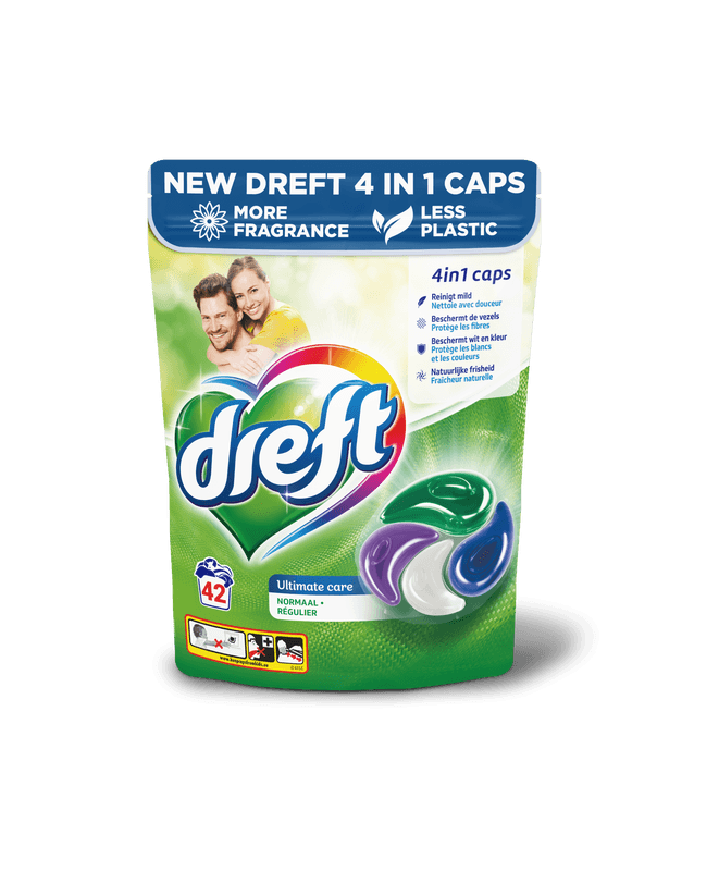 DREFT Wasmiddel Capsules Ultimate Care - 42 stuks