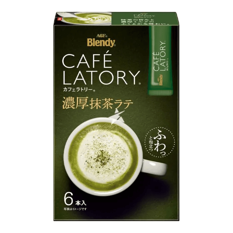 AGF Blendy CAFE LATORY Matcha Latte 6 stuks