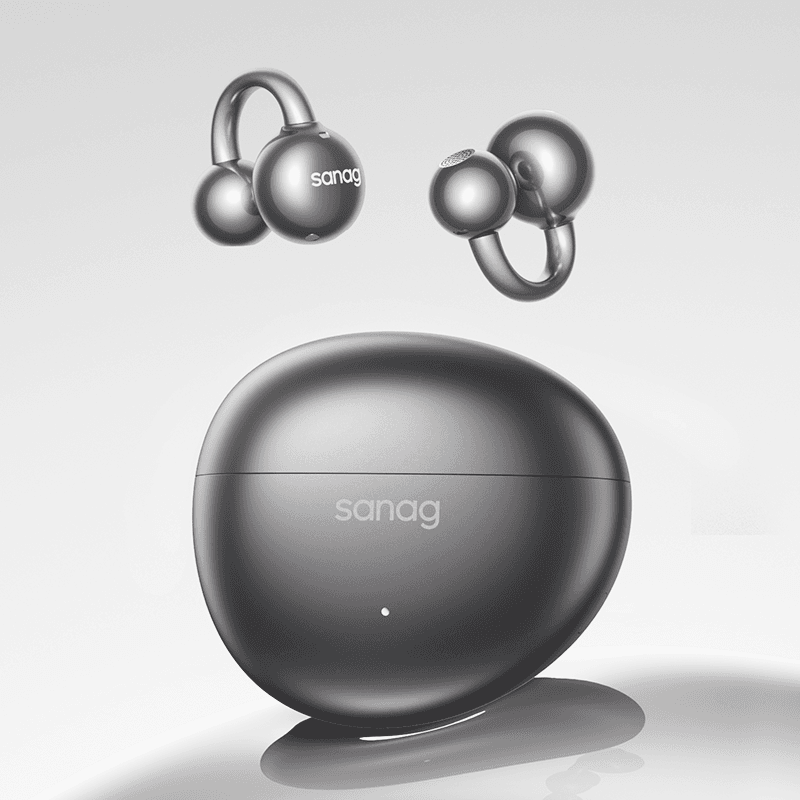 Sanag S7S Super Sens Long Battery Sportieve Bluetooth Oordopjes met Luchtkabel en Open AI-Vertaling