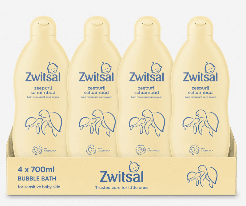 Zwitsal Zeepvrij Schuimbad 4x700 ml