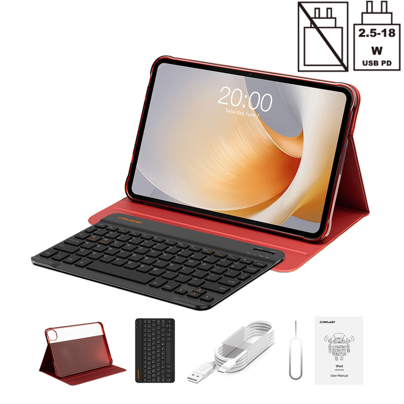 Teclast T65 Plus-tablet – 13,4-inch scherm met 120 Hz verversingssnelheid, Android 15, Dual SIM 4G LTE + 5G WiFi, MTK Helio G99 octa-core-processor tot 2,2 GHz, 20 GB (8 GB + 12 GB virtueel) RAM + 256 GB ROM, 8 MP + 13 MP-camera’s, BT5.2, GPS, inclusief