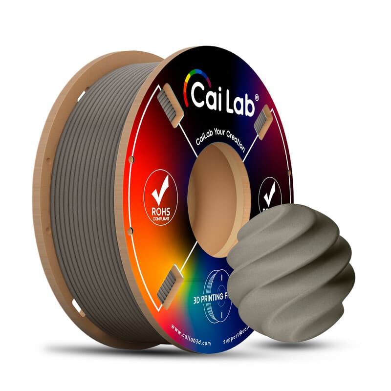 CAILAB 3D-printer Filament PETG Koolstofvezel - Grijs