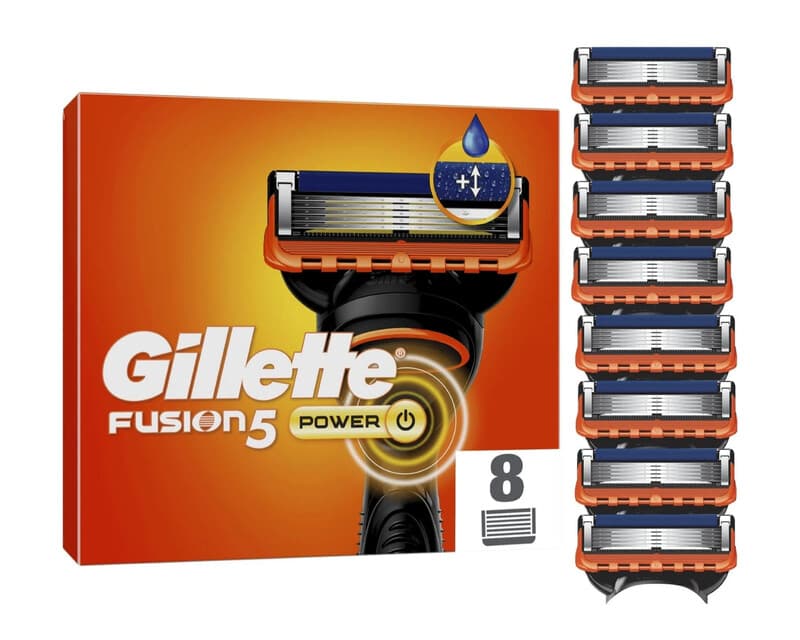 Gillette - Fusion 5 - Scheerapparaat - Power - Precisie Trimmer - Comfort Guard met Microribbels