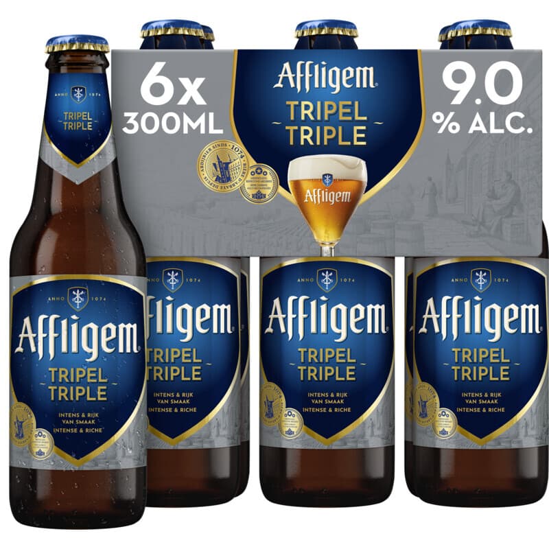 Affligem Tripel Abbey Beer - 6 x 300 ml