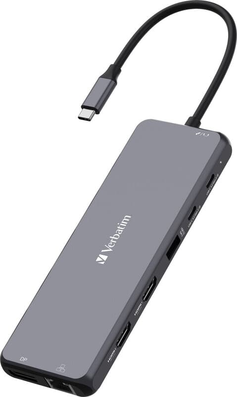 Verbatim USB-C Pro multipoort-hub CMH-13: 13 poorten