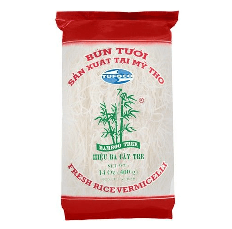 Bamboe Bomenrijstnoedels Bun Tuoi 8 stuks 400g (Dik)
