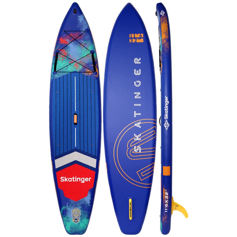 SKATINGER Interstellar-blauw 11'6" 32" 6"