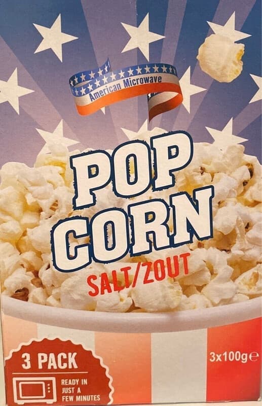 Pop Corn Zout 3 x 100 g