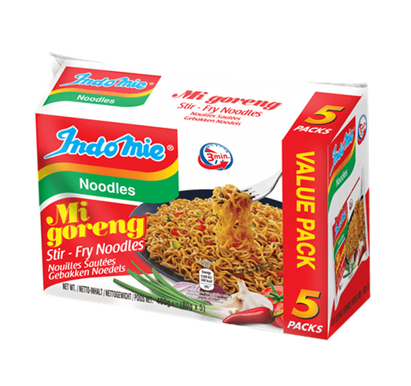 Indomie Mi Goreng instantnoedels origineel 5 x 80 g