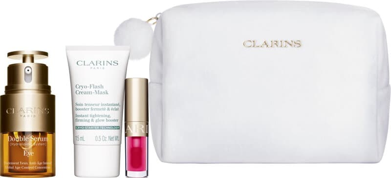 CLARINS Set Double Serum Eye 20ml + Masker + Lippenbalsem