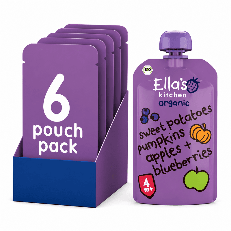 Ella's Kitchen BIO Appels Zoete Aardappelen Pompoen 120 g x 6